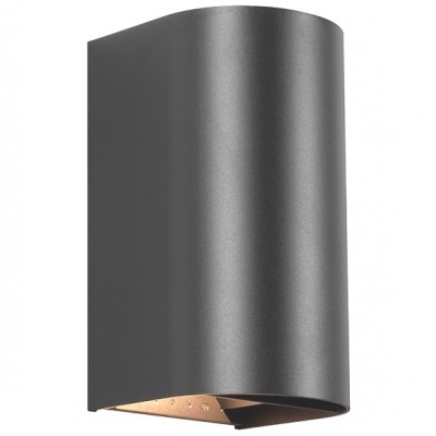 Φωτιστικό Επίτοιχο Απλίκα LED 20W 230V 2000lm CCT Αλουμινίου Ανθρακί IP65 17-05201-19